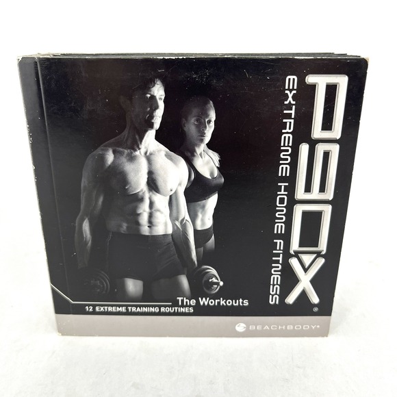 P90X Extreme Home Fitness The Workouts 12 DVD Set Beachbody Training Routines - Picture 1 of 15